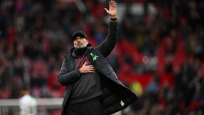 Jürgen Klopp says goodbye. (Bild: APA/AFP/Paul ELLIS)