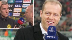 Nach dem Interview mit Nico Schlotterbeck geht das Spielerprofil von Sky-Reporter Patrick Wasserziehr viral.  (Bild: GEPA, instagram.com/skysportde)