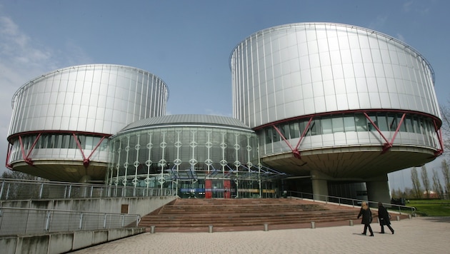 Strazburg'daki Avrupa İnsan Hakları Mahkemesi (Bild: dpa/Rolf Haid)