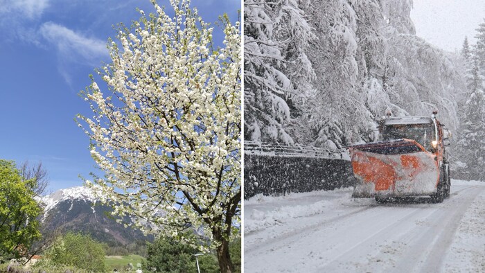 At the weekend, it was still sweating at a summery 30 degrees. Now fresh snow is coming!
