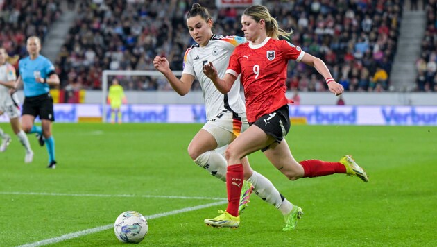 Eileen Campbell scored two goals against Germany. (Bild: GEPA pictures)