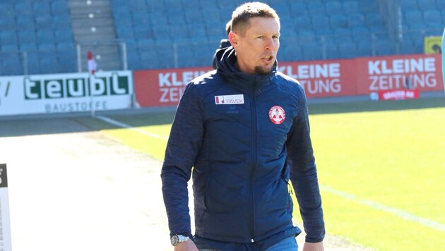Beim GAK spielte und trainierte Plassnegger. (Bild: Christian Jauschowetz)