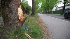 Die Unfallstelle in der Leopoldskronstraße (Bild: ANDREAS TROESTER)