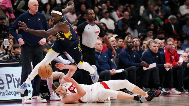 The Raptors also stumbled against the Pacers. (Bild: ASSOCIATED PRESS, Photoshop)