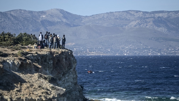 The Greek island of Chios (archive image) (Bild: AFP)