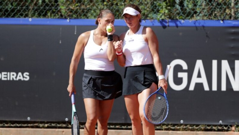 Tamira Paszek und Melanie Klaffner (Bild: GEPA pictures)