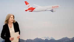 AUA-Chefin Annette Mann sorgt sich um die Zukunft der Airline. (Bild: APA/GEORG HOCHMUTH)