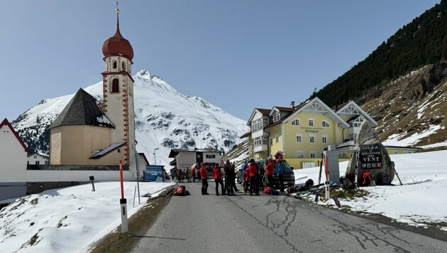 After the avalanche, Vent is in a state of emergency. (Bild: zoom.tirol)