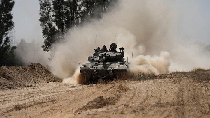 Israelischer Panzer im Einsatz