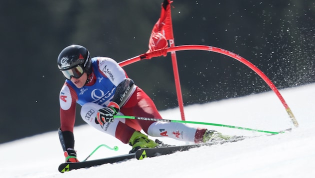 Raphael Haaser was the fastest man in the super-G on the Reiteralm. (Bild: GEPA pictures)