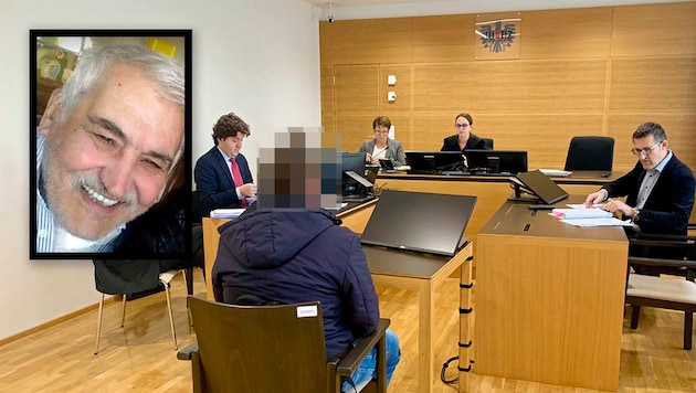 The alcoholic emergency doctor was fined 600 euros at the trial after an 83-year-old patient died in his hands. The photo was taken by his son Perica, who not only mourns, but also demands consequences. (Bild: Kerstin Wassermann, zVg, Krone KREATIV)