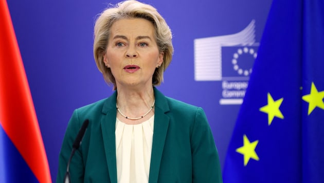 EU-Kommissionschefin Ursula von der Leyen (Bild: AFP)