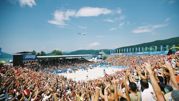 The beach volleyball event at Lake Wörthersee was more than popular! (Bild: Honorar)
