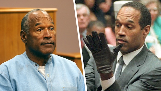 O.J. Simpson achieved worldwide fame through a sensational murder trial. (Bild: AFP, Krone KREATIV)