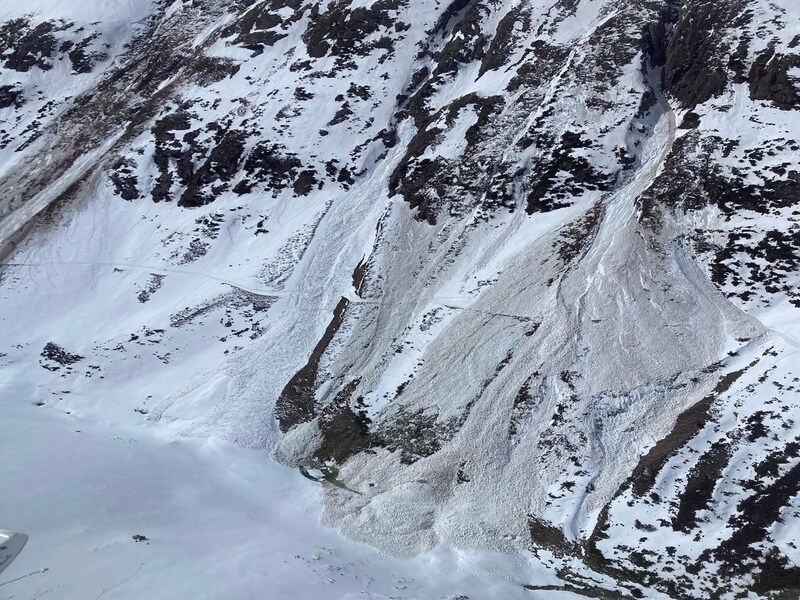 Die Todeslawine im Ötztal am Donnerstag. (Bild: Polizei Tirol)