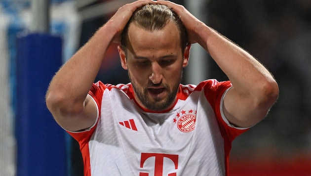 Harry Kane war zum Zeitpunkt des Unfalls gerade in der Luft. (Bild: AFP or licensors)