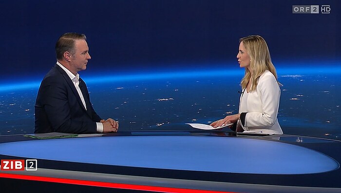 Babler stellte seinen Transformationsfonds im ORF vor.