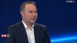 SPÖ-Chef Andreas Babler im „ZiB 2“-Interview am Donnerstagabend (Bild: ORF)