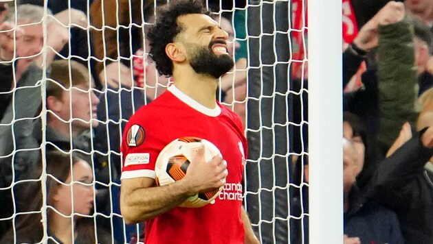 Liverpool's Mohamed Salah lost 3-0 at home. (Bild: Copyright 2024 The Associated Press. All rights reserved)