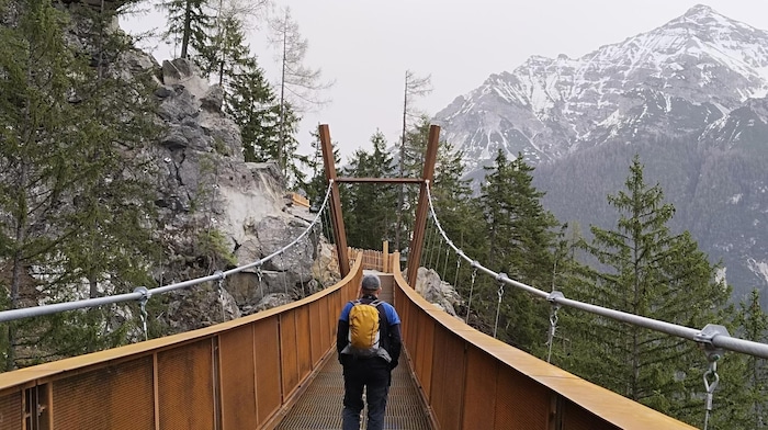 Die neue Hängebrücke
