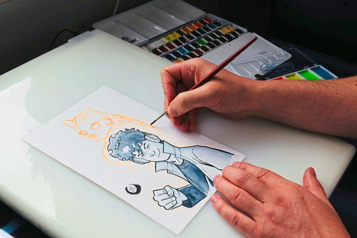 Viel macht Trübswasser mit Grafikprogrammen am PC – einiges muss aber auch von Hand gezeichnet ...