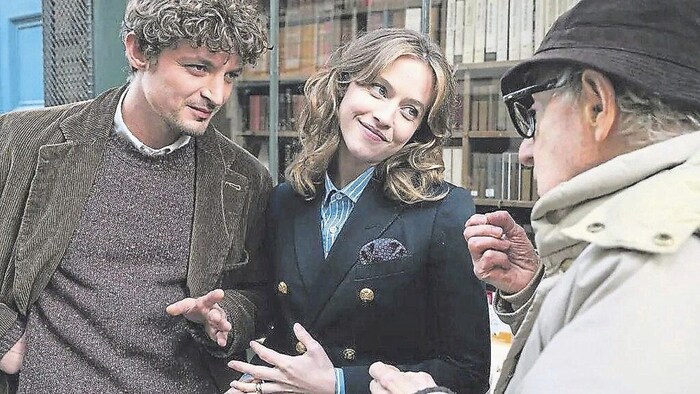 Regieanweisungen: Woody Allen mit seinen Protagonisten.