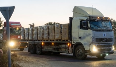 Hilfslieferungen für den Gazastreifen