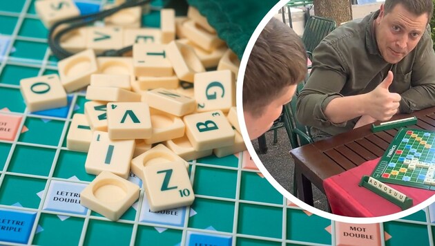 "Scrabble" is available in 30 languages, Krone+ tried to claim a champion in German.