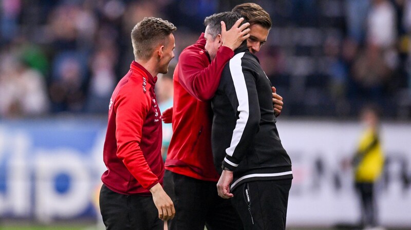 Gegen Salzburg könnten die neuen Trainer bereits jubeln. (Bild: Dostal Harald)