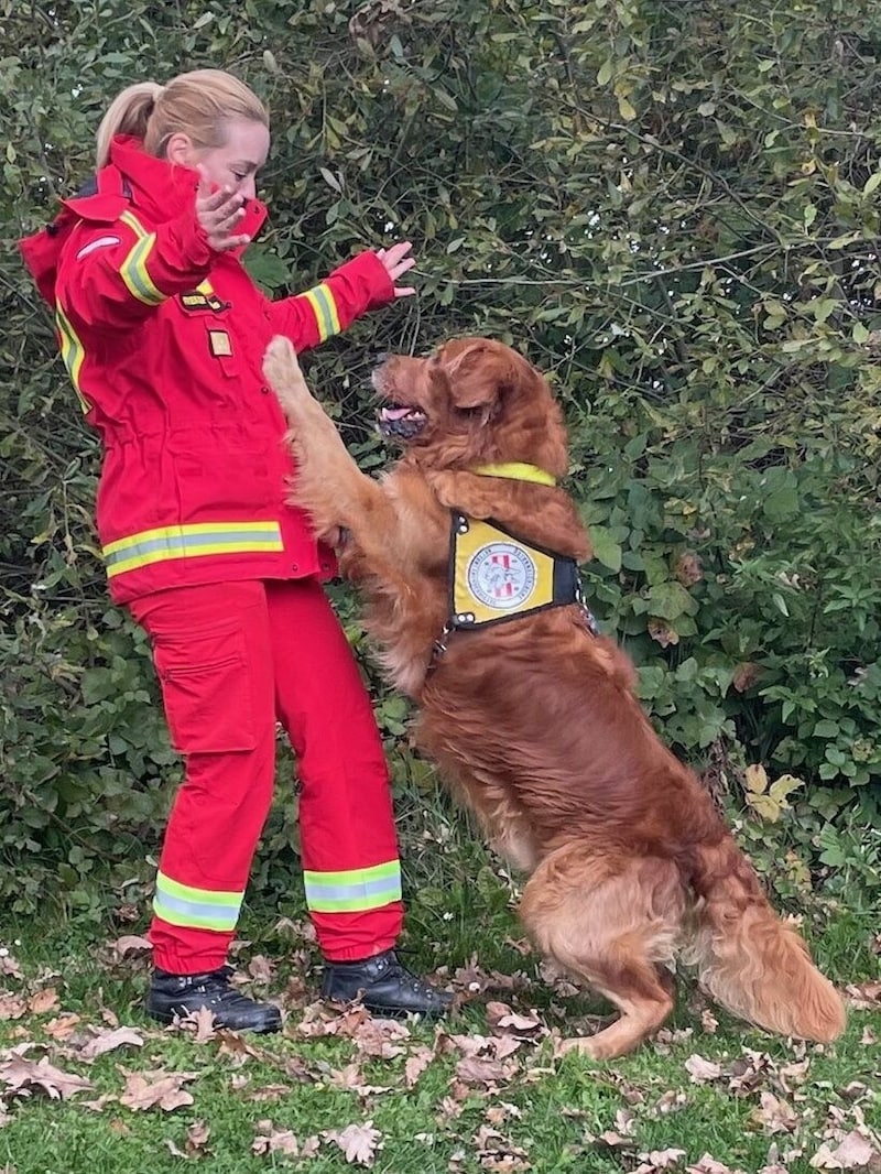 Conny Friesser mit ihrem Ivo. (Bild: zVg)