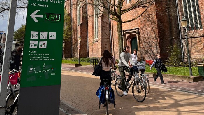 Radfahrer sind in Groningen die dominanten Verkehrsteilnehmer.