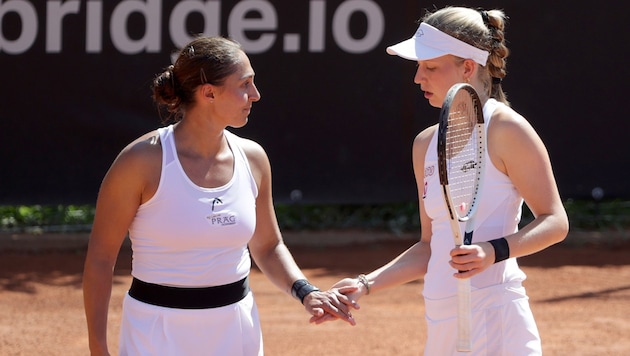 Tamira Paszek und Sinja Kraus (Bild: GEPA pictures)