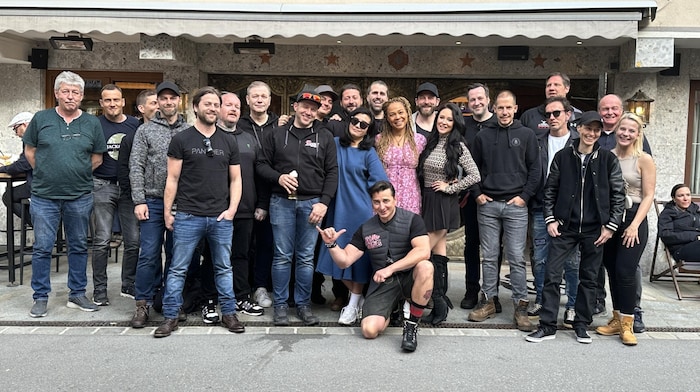 Die gesamte Band samt Crew von Andreas Gabalier.
