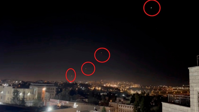 Am frühen Sonntagmorgen wurden über Jerusalem iranische Raketen abgefangen.