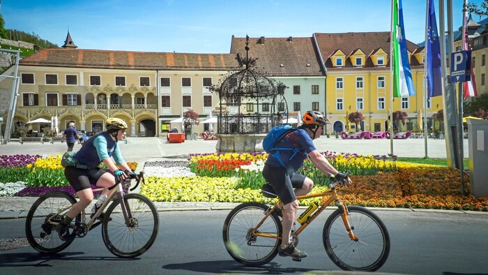 Am steirischen Rekord-Hotspot Bruck an der Mur schwangen sich viele aufs Rad...