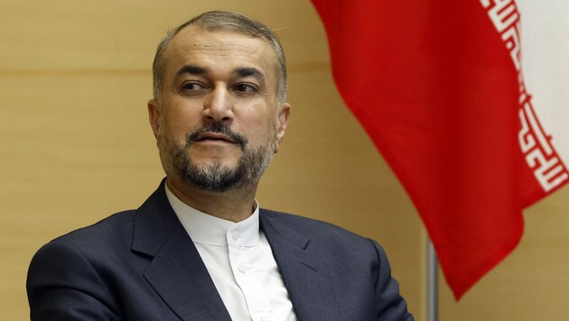 The Iranian Foreign Minister Hussein Amirabdollahian (Bild: AFP )