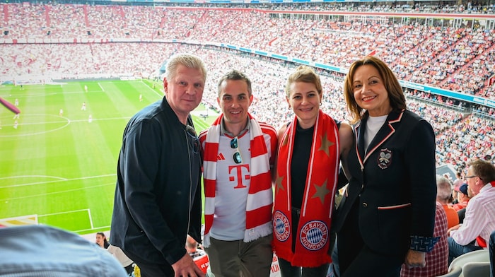 Stefan Effenberg, Oberbank-Vorstand Martin Seiter, Alexandra Halouska ...