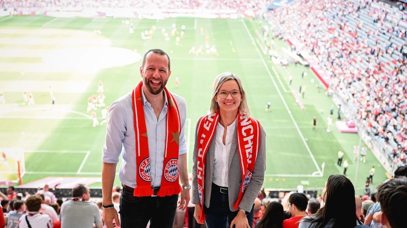 Florian Kammerstätter (Consulting Company), Karoline Singer („Krone“). (Bild: Wenzel Markus)