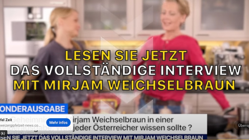 Mit angeblichen Interviews mit Prominenten wird versucht, Opfer in die Falle zu locken. (Bild: Screenshot)