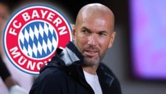 Zinedine Zidane soll neuer Bayern-Trainer werden – berichten zumindest die Spanier. (Bild: APA/Getty Images via AFP/GETTY IMAGES/Hector Vivas, FC Bayern)