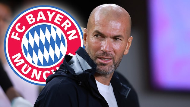 FC Bayern are said to have already contacted Zinedine Zidane. (Bild: APA/Getty Images via AFP/GETTY IMAGES/Hector Vivas, FC Bayern)