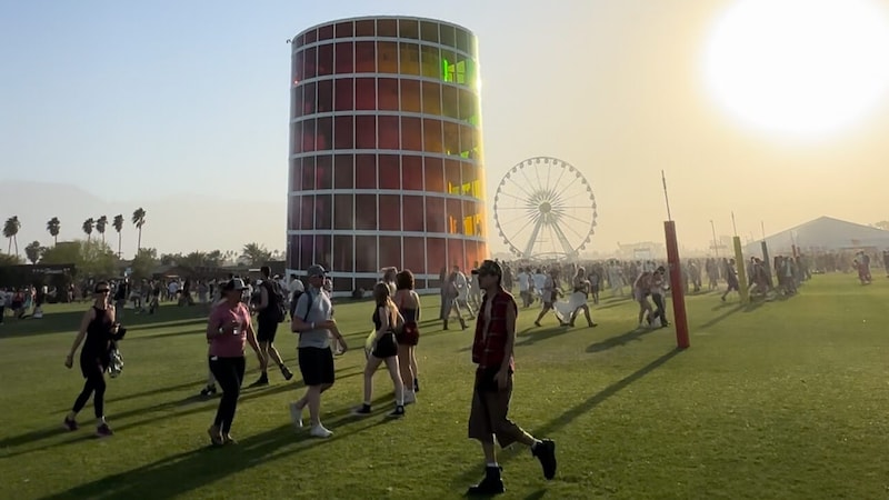 More influencer party than festival? The allegations have accompanied Coachella for some time. (Bild: Enterpress)