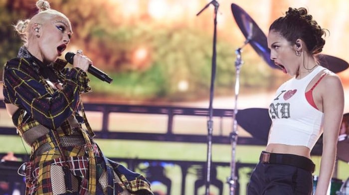Gwen Stefani and Olivia Rodrigo performed together at the festival.