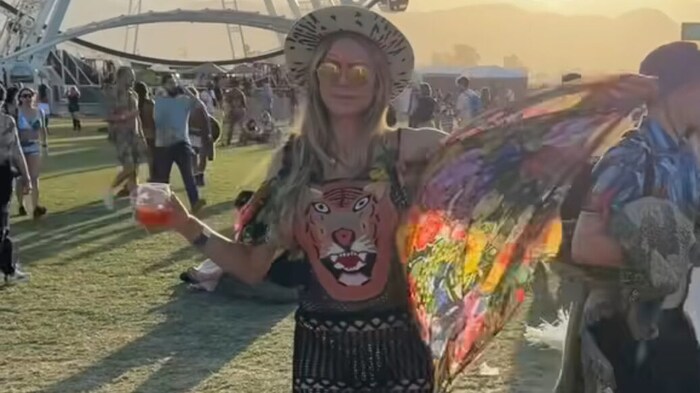 Superstar Heidi Klum had her fun.