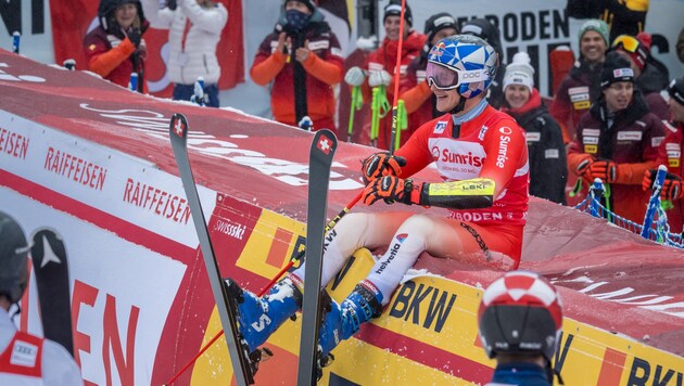 Marco Odermatt now has his own slope. (Bild: APA/AFP/Fabrice COFFRINI)