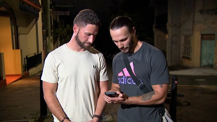 Frenchmen Guerot (left) and Despreaux are in Australia on work visas. There are already calls ...