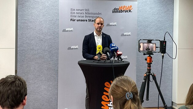 On Monday, Tursky made an election recommendation to media representatives. (Bild: Nadine Isser)