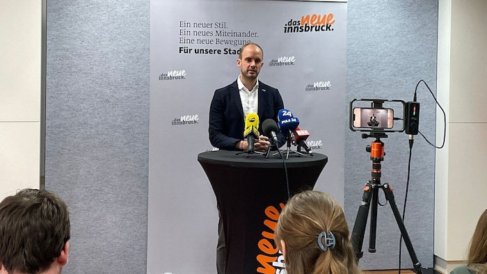 "Das neue Innsbruck" liste başı adayı Florian Tursky.