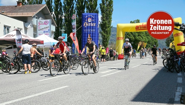 There are many highlights for all cyclists and skaters around Lake Ossiach on Sunday. (Bild: Kärnten aktiv)