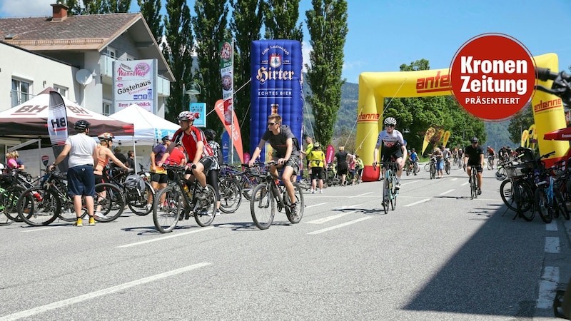 Rund um den See gibt es für die Biker viele Highlights und feinste Kulinarik. (Bild: Kärnten aktiv)